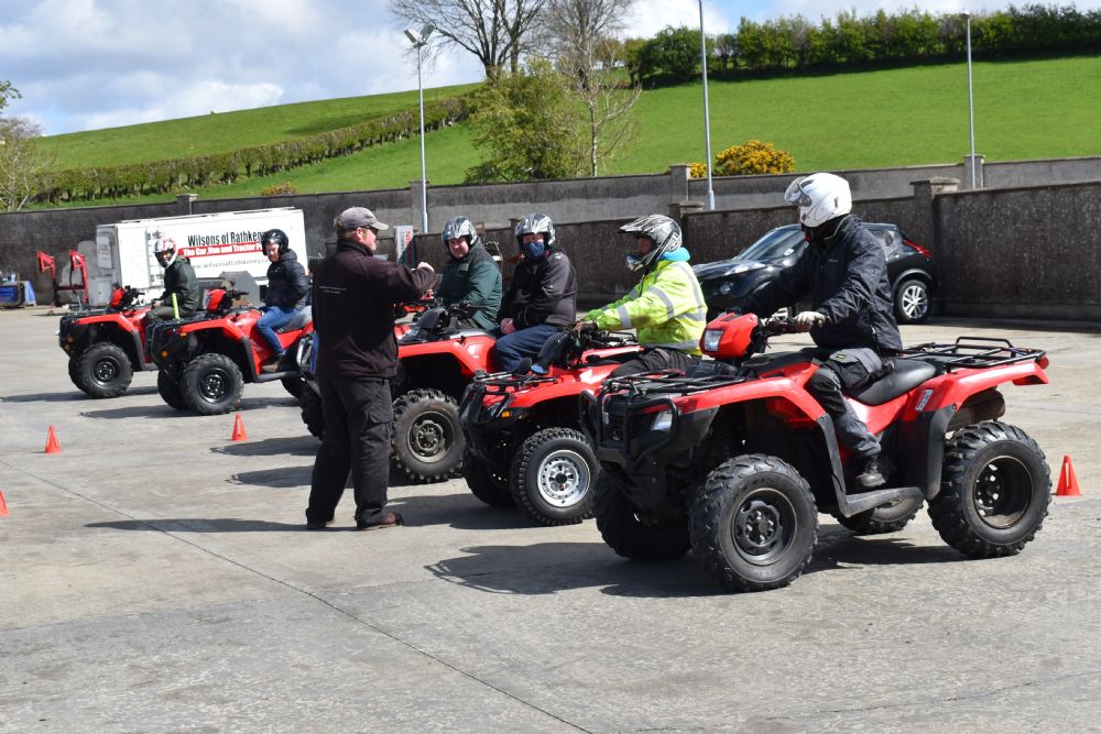 ATV Safety Training at Wilsons of Rathkenny