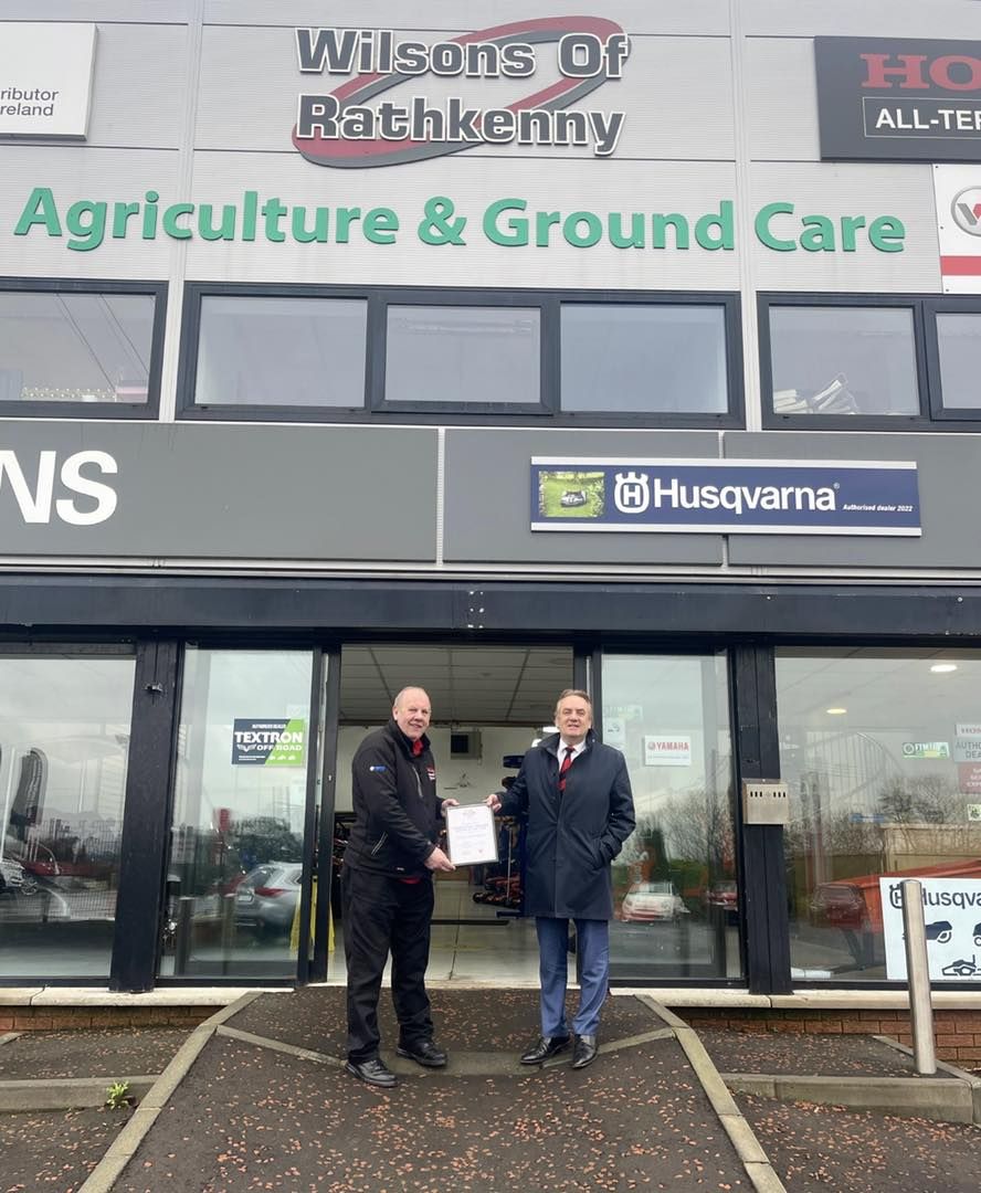 Wilsons of Rathkenny Agri - Professional Turfcare Dealer of The Year 2022 - Finalist
