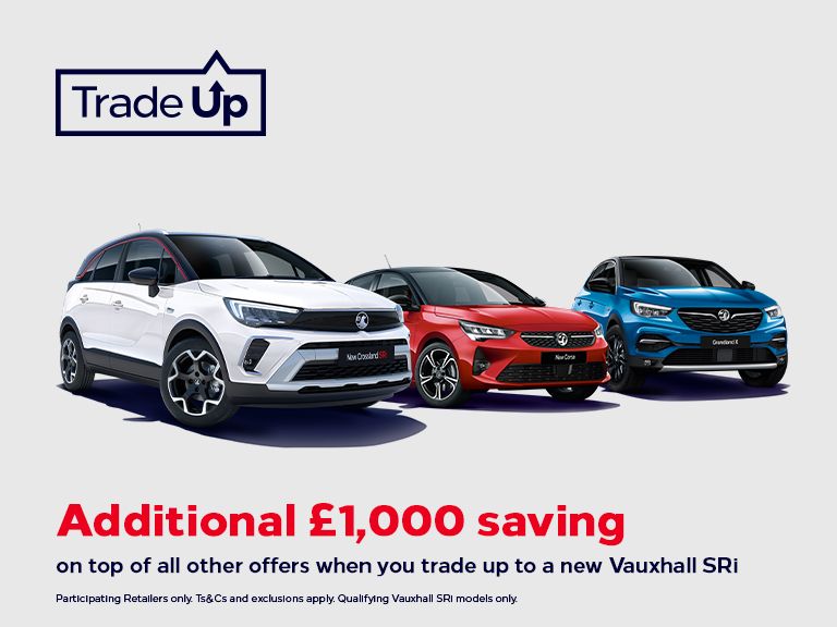 Time to trade up to a shiny new Vauxhall