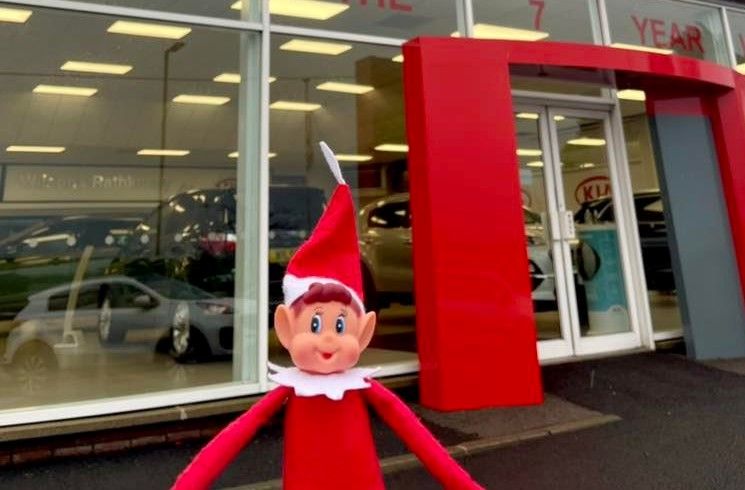 Wilsons of Rathkenny have an Elf on The Shelf! 