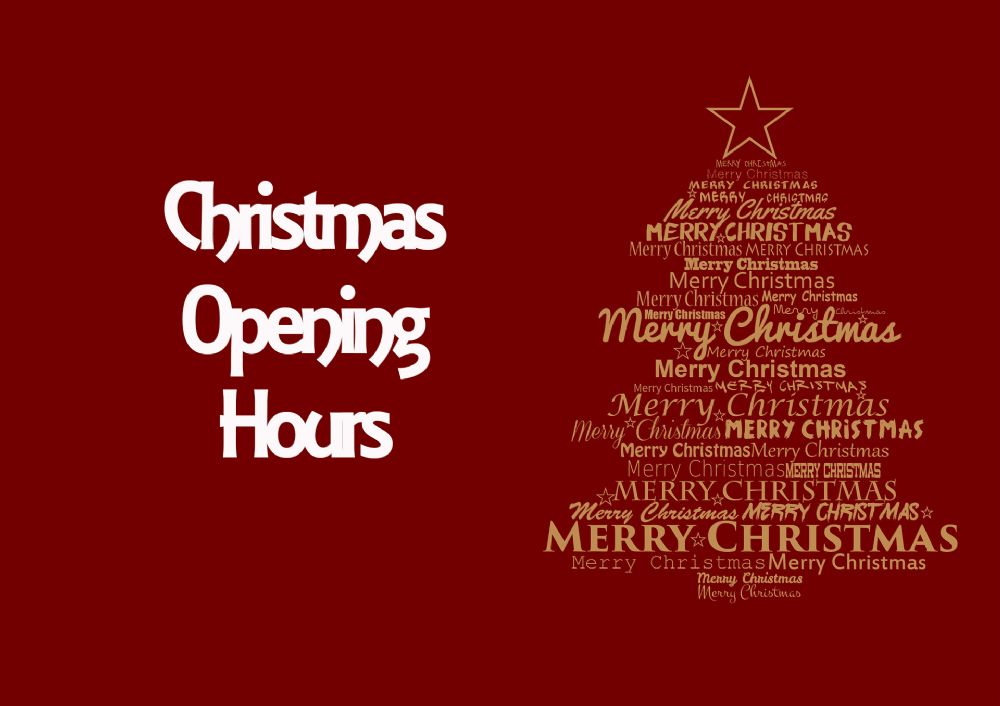 Christmas 2018 Opening Hours